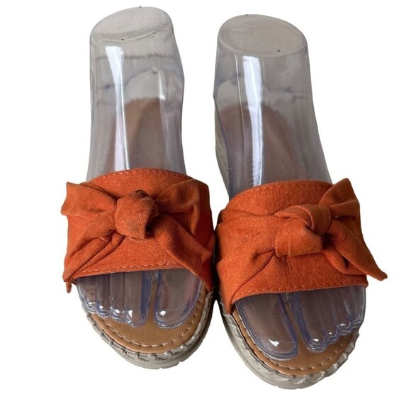 Enjoy Shoes Shoes - Enjoy Shoes  Women's Sandals Slippers Synthetic Orange Size 6 Uk 4 Sku 2529